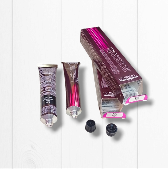 L'Oreal Professionnel DIARichesse 2 Tubes Ammonia-Free 5RVC Intense  Mahogany - Picture 12 of 16